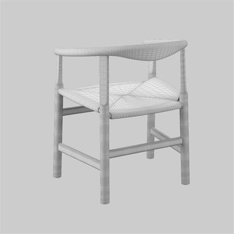 PP201椅子 Hans J Wegner 3D模型 29 3ds dwg fbx obj stl max Free3D