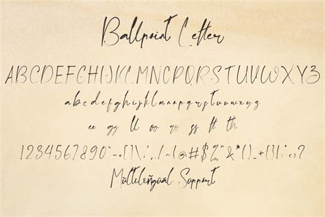 Ballpoint Letter Font · 1001 Fonts