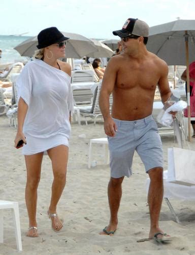 Retro Bikini Jenny McCarthy Wears Black Bikini At Miami 47 Pics