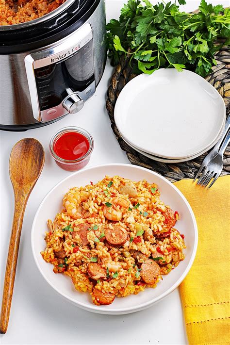 Spicy Instant Pot Jambalaya Recipe This Mama Cooks On A Diet