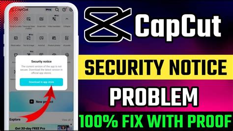 Capcut Security Notice Problem Fixed 100 How To Fix Capcut Security