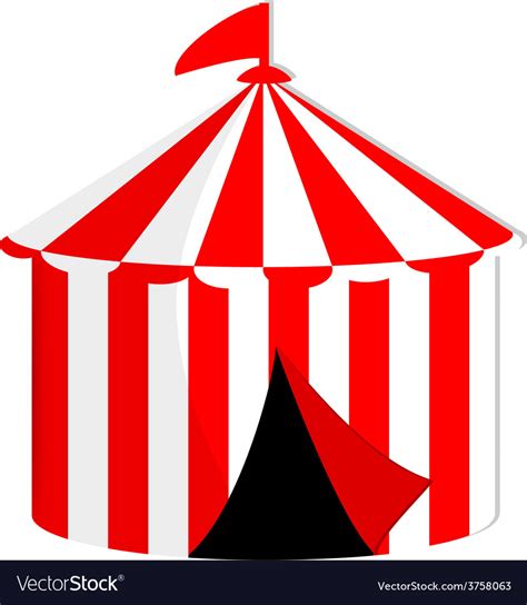 Circus tent Royalty Free Vector Image - VectorStock