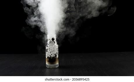 Potassium Permanganate Hydrogen Peroxide Decomposition Reaction Stock Photo 2036895425 ...