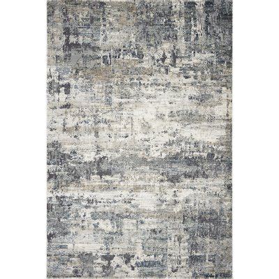 Williston Forge Baeza Abstract Area Rug In Gray Wayfair Area Rugs