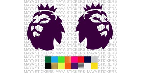 Premier league new lion head logo stickers