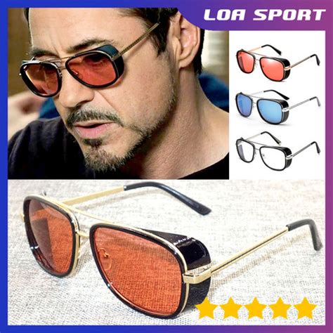 Jual Kacamata Steampunk Tony Stark Iron Man Merah Jakarta Barat