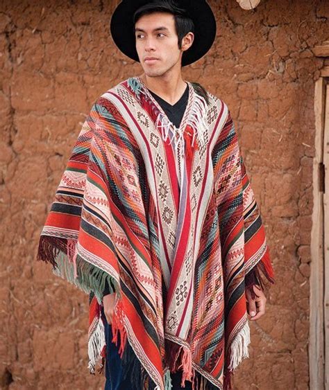 Sonqo Master Weaver Peruvian Poncho Peruvian Poncho Poncho Alpaca Poncho