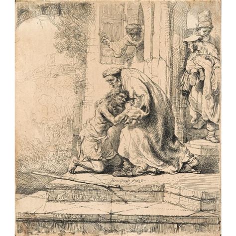 Rembrandt Van Rijn The Return Of The Prodigal Son Mutualart