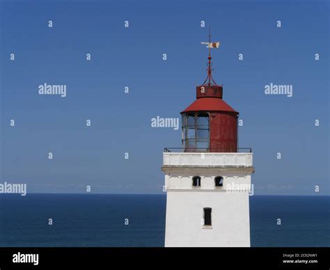 Lighthouse In Denmark Stock Photo Alamy