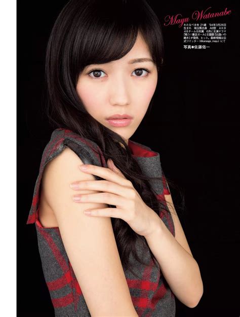 Akb Mayu Watanabe Saikyo Best Shot On Flash Magazine Arsin