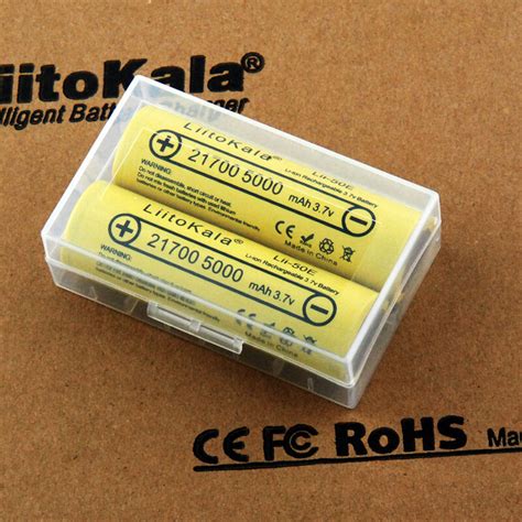 LiitoKala Lii-50E 21700 4800 5000MAh Li-Ni แบตเตอรี่3.7V สำหรับ ...