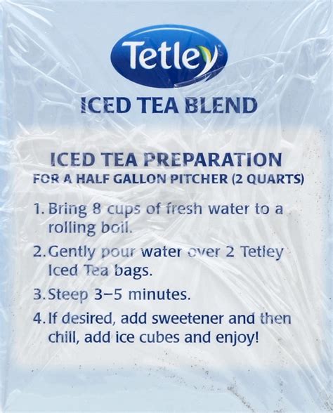 Tetley Iced Tea Blend Decaffeinated Tea Bags 24 Ct Shipt