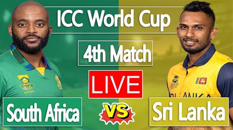 South Africa Vs Sri Lanka 4th Match Live Cricket Score Commentary