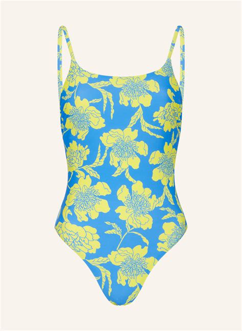 Hot Stuff Badeanzug In Blau Gelb