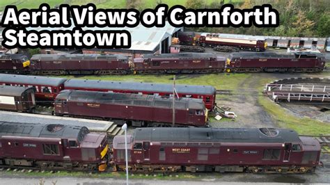 A Birds Eye View Of Carnforth Steamtown Youtube