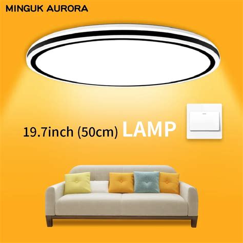 L Mpara De Techo Led Redonda Para Iluminaci N De Dormitorio Luz Blanca