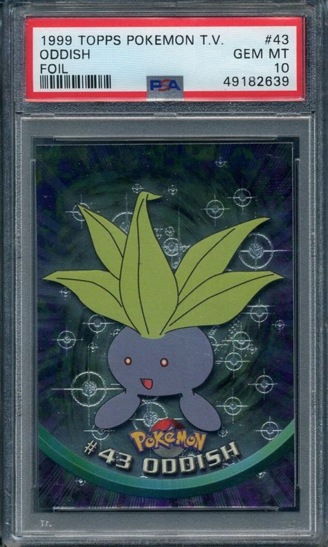 Oddish Foil Prices Pokemon Topps Tv Pokemon Cards