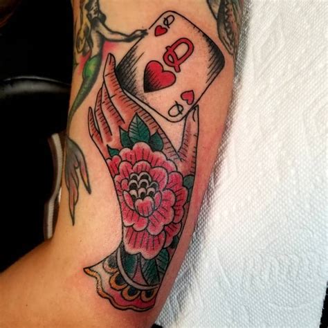 Queen Of Hearts Tattoo Ideas