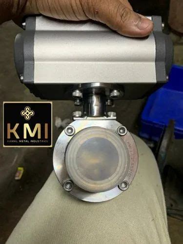 Stainless Steel Dairy Valves 304 Ss Dairy Butterfly Valve With Sms