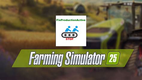 FS25 Производство отключено v1.0.0.0 мод | Farming Simulator 25 моды