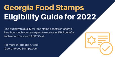 Georgia Food Stamps Eligibility Guide (2022) - Georgia Food Stamps Help