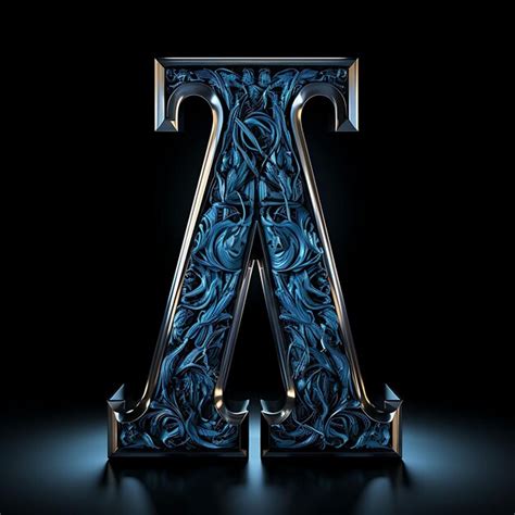 Premium Photo | Character Alphabet Design T Silk Material Arnold Render ...