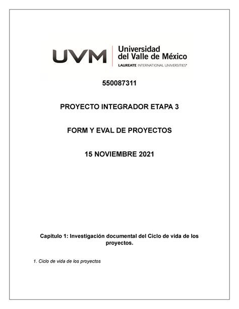 Proyecto Integrador Etapa Proyecto Integrador Etapa