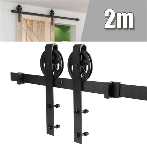 200CM Quincaillerie Kit De Rail Pour Porte Coulissante Hardware