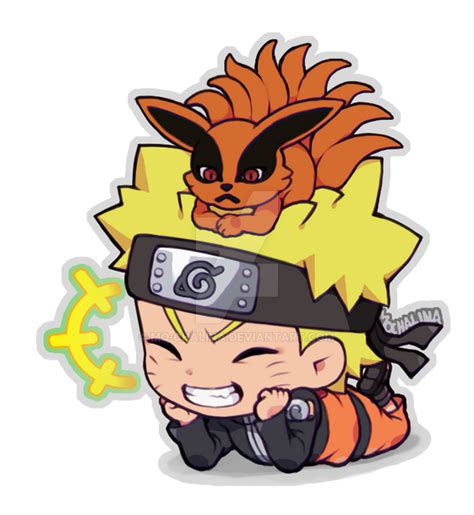 CHIBI / NARUTO and KYUUBI Kurama by Mo-chalina on DeviantArt