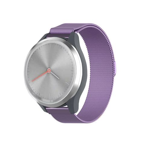 Garmin Vivomove S Mm Milanesearmband Lila Smartwatcharmbaender De