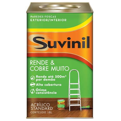 Loja Suvinil Tinta Suvinil Rende E Cobre Muito Fosco Branco Suvinil