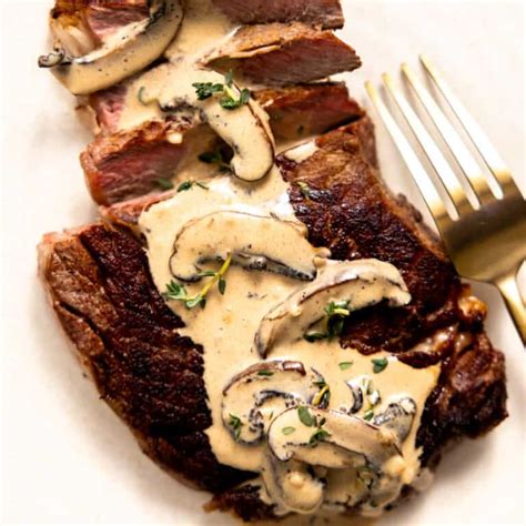 Mushroom Sauce for Steak - House of Yumm