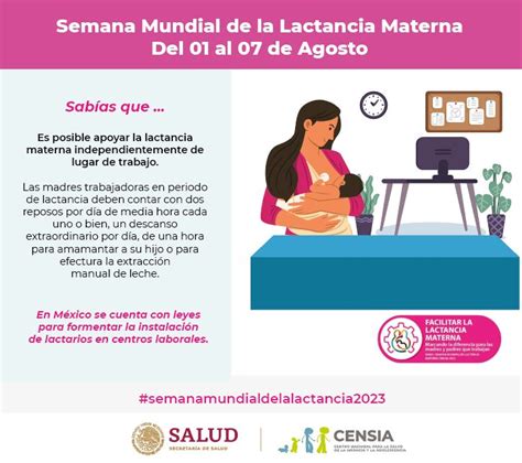 Semana Mundial De La Lactancia Materna Centro Nacional Para La Salud