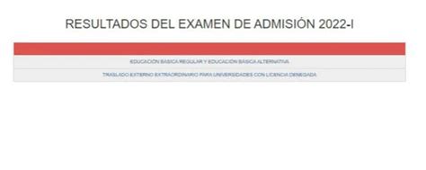 San Marcos Resultados Del Examen De Admisión 2022 Revisa Aquí Los