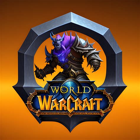 Logo LOGO World Of Warcraft 3d 3D Arthub Ai