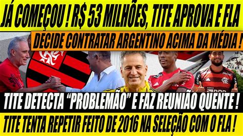 J Come Ou R Milh Es Tite Aprova E Fla Decide Contratar Argentino