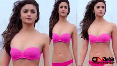 Hot Alia Bhatt Bikini Shots From Shaandaar Movie YouTube