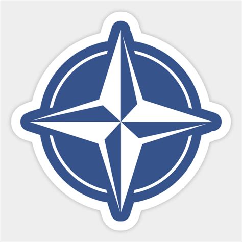 NATO / OTAN Logo by leftwingpropaganda | ? logo, Logo sticker, Custom ...