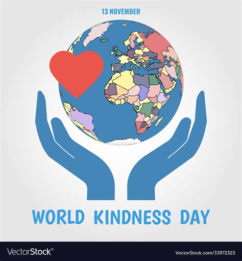 World kindness day Royalty Free Vector Image - VectorStock