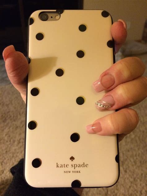 New Mani New Iphone 6s Plus With Kate Spade Case Iphone Cases Floral Case Kate Spade Cases