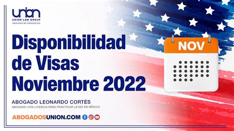 Boletín de visas de noviembre 2022 YouTube