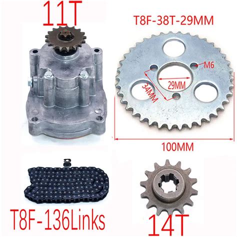 T F Clutch Drum Gear Box Sprocket With Chain For Cc Cc Cc Ty Rod