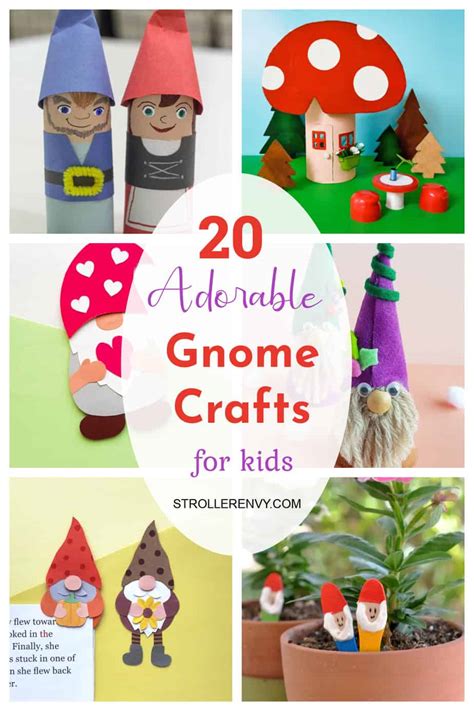 20 Adorable Gnome Crafts For Kids They Cant Help But Love