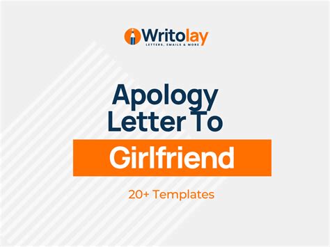 Apology Letter To Girlfriend 20 Readymade Templates Writolay