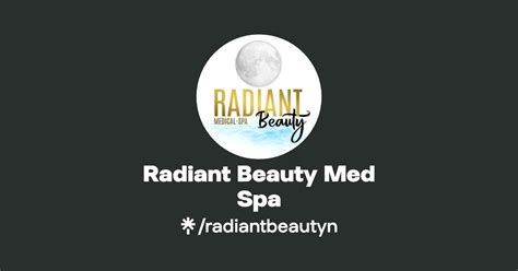 Radiant Beauty Med Spa Instagram Facebook Linktree