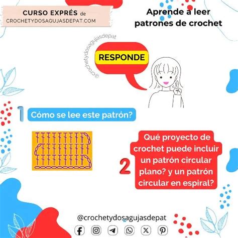 Aprende A Leer Patrones De Crochet Clase 3