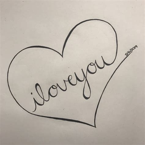 Easy Cute Love Drawings