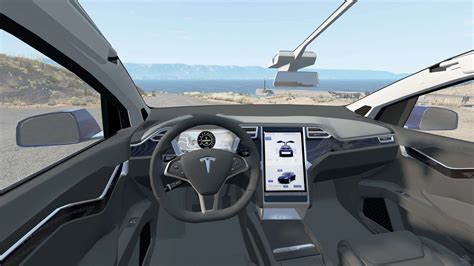 Tesla Model X 2017 для BeamNG Drive