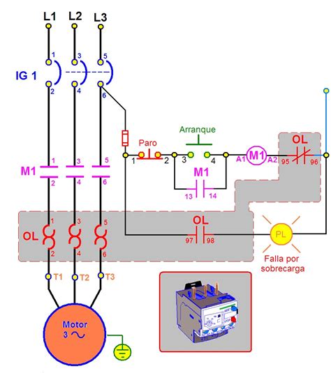 Diagramas Con Rele De Sobrecarga Bmp Curso De Electricidad