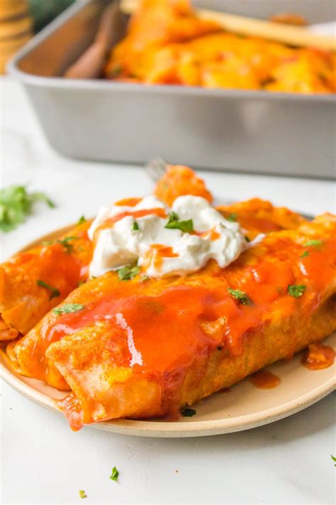 Vegetarian Sweet Potato Bean Enchiladas Reluctant Entertainer